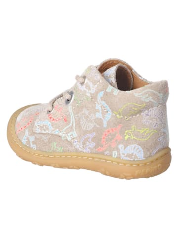PEPINO Leren loopleerschoenen "Dots" beige