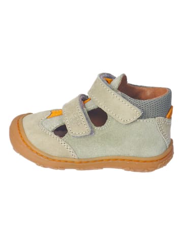 PEPINO Leder-Halbsandalen "Ebi" in Khaki