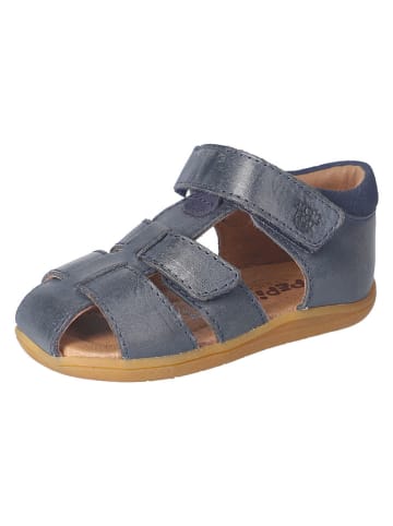 PEPINO Leder-Halbsandalen "Jonny" in Dunkelblau