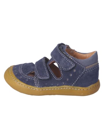 PEPINO Leder-Halbsandalen "Kris" in Dunkelblau