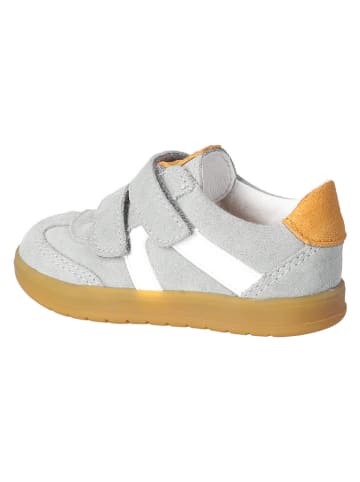 PEPINO Skórzane sneakersy "Dakota" w kolorze szarym