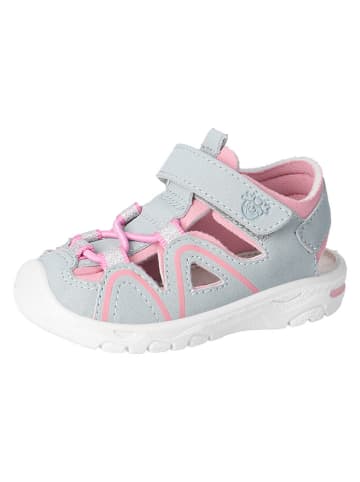 PEPINO Enkelsandalen "Gary" grijs/lichtroze
