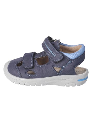 PEPINO Leren enkelsandalen "Lary" donkerblauw