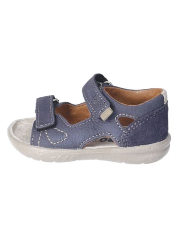 PEPINO Leder-Sandalen "Claas" in Dunkelblau
