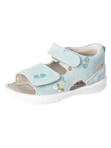 PEPINO Leder-Sandalen "Banu" in Hellblau