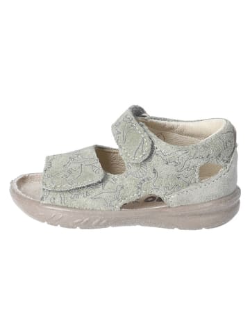PEPINO Leder-Sandalen "Banu" in Grau