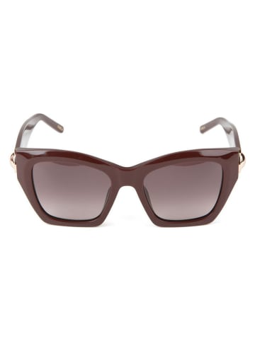 Furla Damskie okulary przeciwsłoneczne w kolorze jasnobrązowym