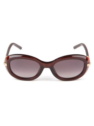 Furla Damskie okulary przeciwsłoneczne w kolorze jasnobrązowym