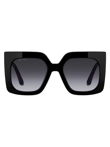 Etro Okulary przeciwsłoneczne unisex w kolorze czarno-granatowym