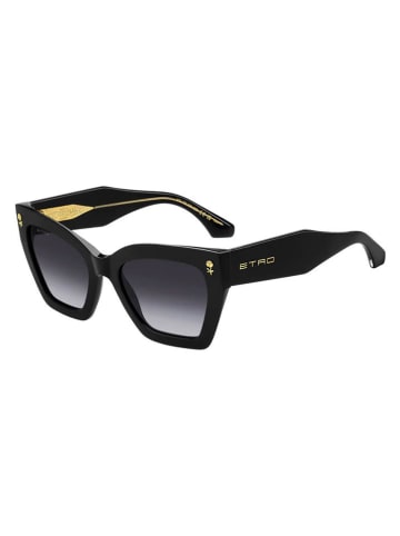 Etro Okulary przeciwsłoneczne unisex w kolorze czarno-granatowym