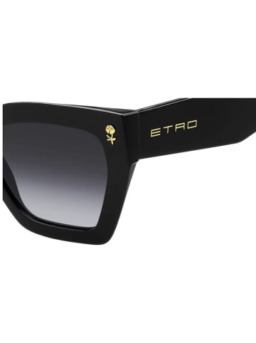 Etro Okulary przeciwsłoneczne unisex w kolorze czarno-granatowym