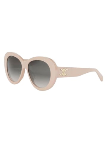 Celine Unisex-Sonnenbrille in Beige/ Grau