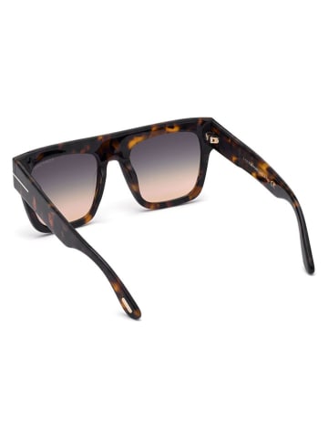 Tom Ford Damskie okulary przeciwsłoneczne w kolorze brązowo-szarym