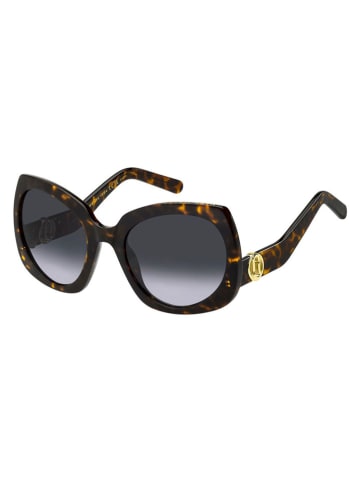 Marc Jacobs Damskie okulary przeciwsłoneczne w kolorze brązowym