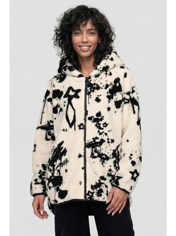 alife and kickin Teddyjacke "Jacqueline" in Creme/ Schwarz