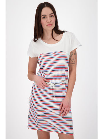 alife and kickin Kleid "Clarice" in Weiß/ Blau/ Rot