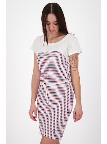alife and kickin Jurk "Clarice" wit/blauw/rood