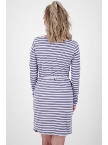 alife and kickin Kleid "Ellin" in Blau/ Weiß