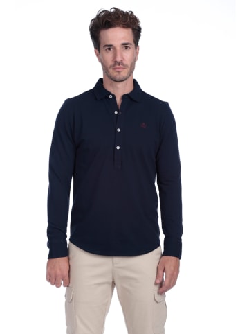 The Time of Bocha Poloshirt in Dunkelblau