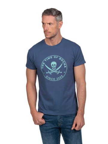 The Time of Bocha Shirt donkerblauw