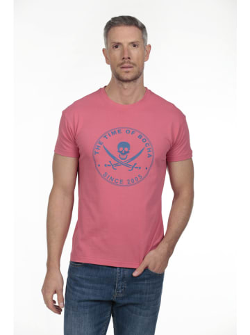 The Time of Bocha 2-delige set: shirts rood/blauw