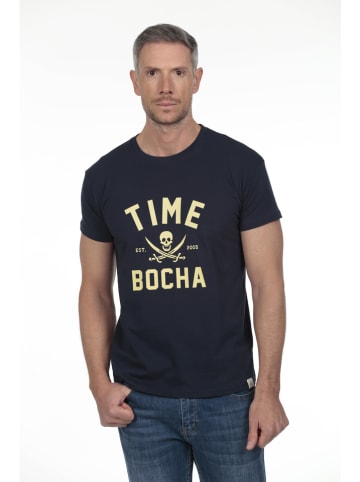 The Time of Bocha 2er-Set: Shirts in Weiß/ Schwarz