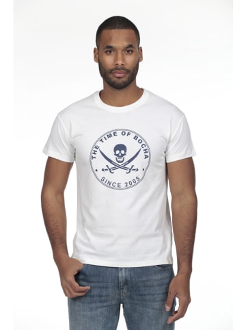 The Time of Bocha 2er-Set: Shirts in Weiß/ Khaki