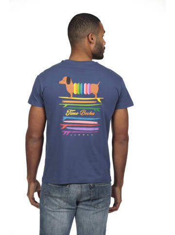 The Time of Bocha 2-delige set: shirts lichtblauw/blauw