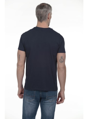The Time of Bocha 2er-Set: Shirts in Weiß/ Dunkelblau