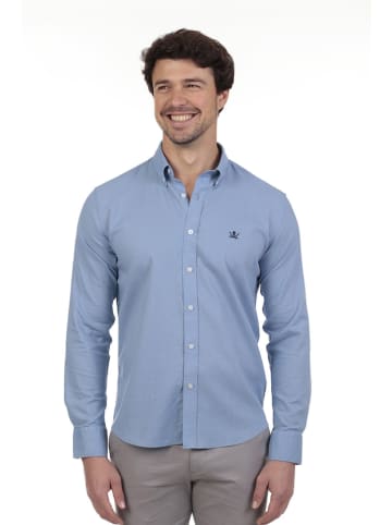The Time of Bocha 2-delige set: blouses - regular fit - rood/lichtblauw