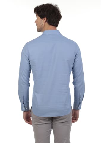 The Time of Bocha 2-delige set: blouses - regular fit - rood/lichtblauw