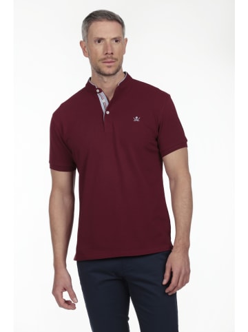 The Time of Bocha 2-delige set: poloshirts bordeaux/turquoise