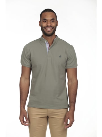 The Time of Bocha 2er-Set: Poloshirts in Blau/ Khaki