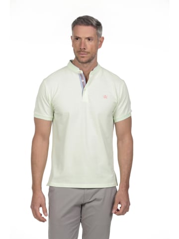 The Time of Bocha 3-delige set: poloshirts donkerblauw/geel