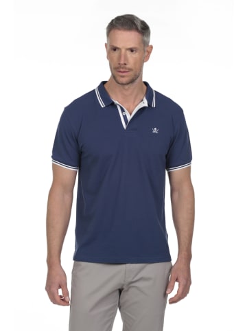 The Time of Bocha 2-delige set: poloshirts donkerblauw/turquoise