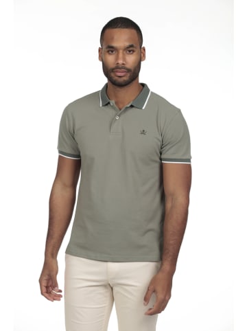 The Time of Bocha 2er-Set: Poloshirts in Hellblau/ Khaki