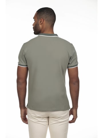 The Time of Bocha 2er-Set: Poloshirts in Hellblau/ Khaki