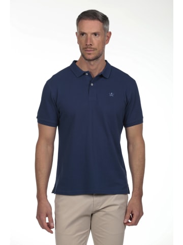 The Time of Bocha 2er-Set: Poloshirts in Beige/ Dunkelblau