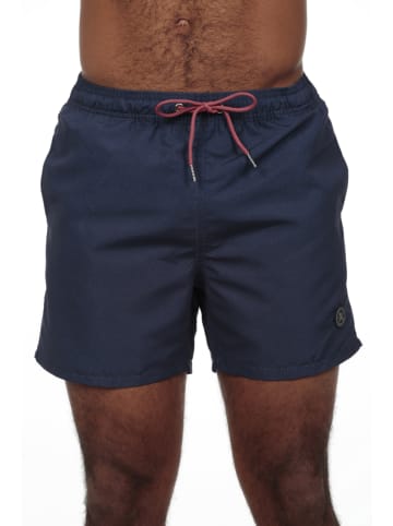 The Time of Bocha 2er-Set: Badeshorts in Dunkelblau/ Türkis
