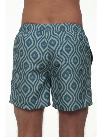 The Time of Bocha 2er-Set: Badeshorts in Blau