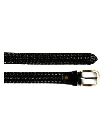 The Time of Bocha Leren riem zwart