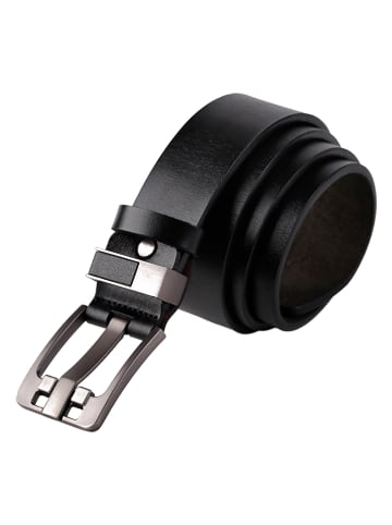 The Time of Bocha Leren riem zwart