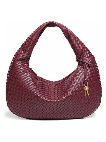 SUVRAI Henkeltasche in Bordeaux - (B)48 x (H)33 x (T)5 cm