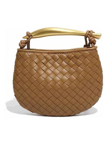 SUVRAI Henkeltasche in Hellbraun - (B)22 x (H)18 x (T)4 cm