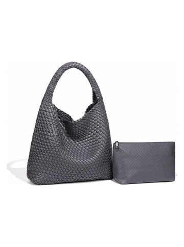 SUVRAI Schoudertas antraciet - (B)30 x (H)42 x (D)14 cm