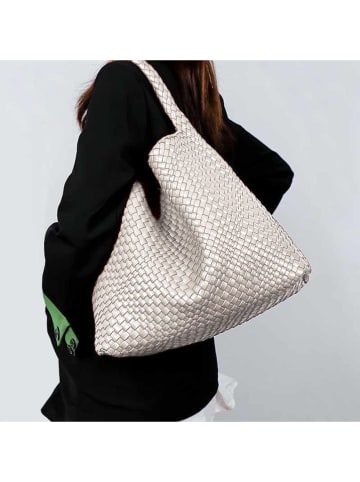 SUVRAI Schoudertas crème - (B)30 x (H)42 x (D)14 cm