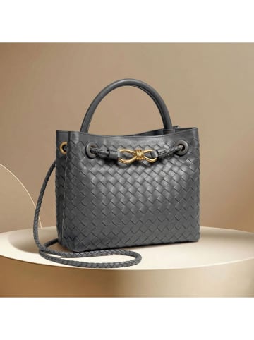 SUVRAI Henkeltasche in Grau - (B)30 x (H)23 x (T)13 cm