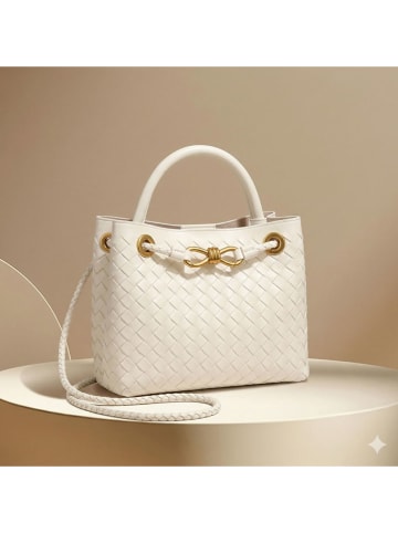 SUVRAI Henkeltasche in Creme - (B)30 x (H)23 x (T)13 cm