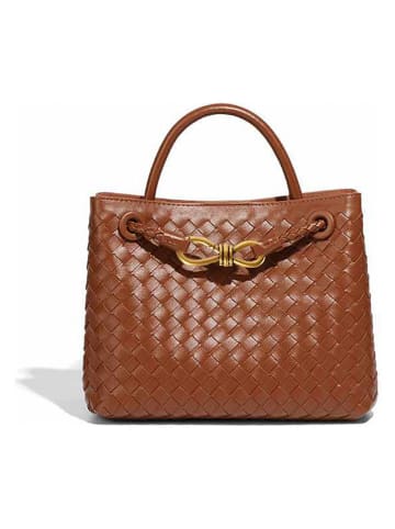 SUVRAI Henkeltasche in Hellbraun - (B)30 x (H)23 x (T)13 cm