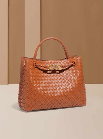 SUVRAI Torebka w kolorze jasnobrązowym - 30 x 23 x 13 cm